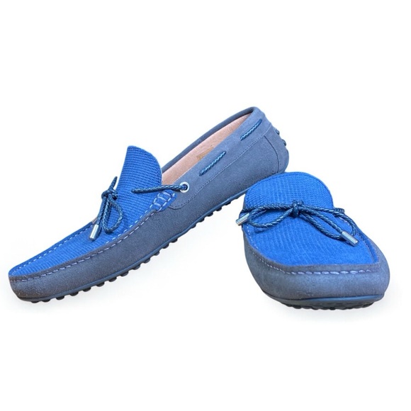 New Ortiz & Reed Made in Spain Brown/Blue Loafers Men’s size 8 - Picture 9 of 15